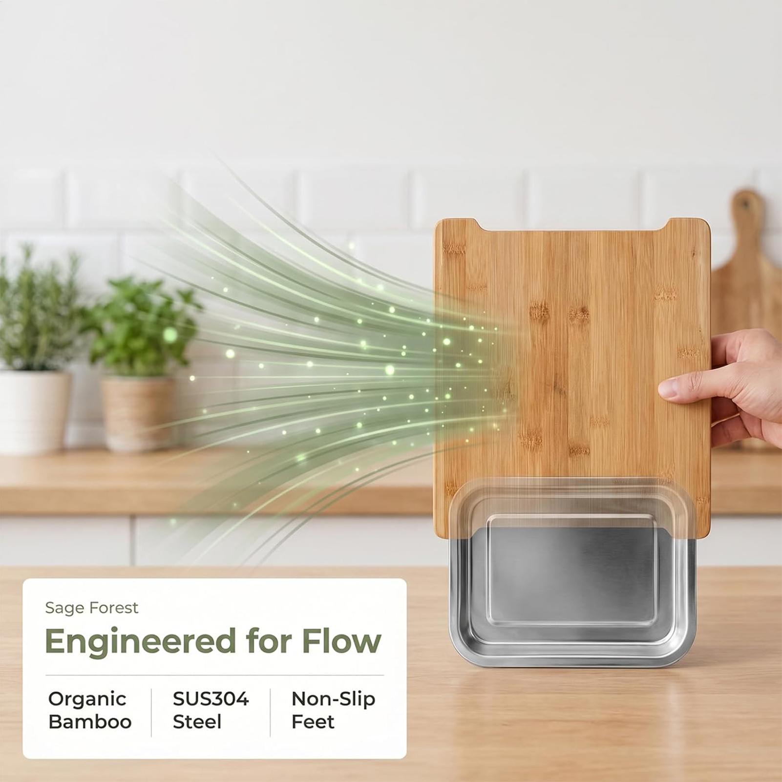 Meal Prep Veggie - Cutting Board Non-Slip Food Prep Chopping