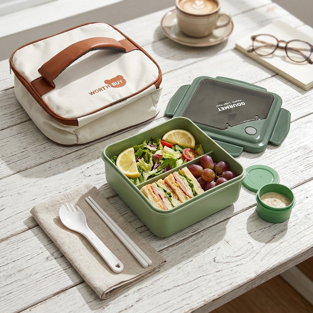 Microwavable Plastic Bento Box - đánh giá và giá Meal Prep Kinder