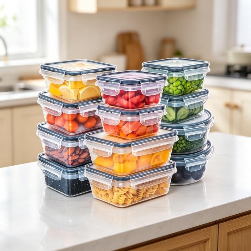 12pcs Airtight Food Storage Co - đánh giá và giá Meal Prep Veggie