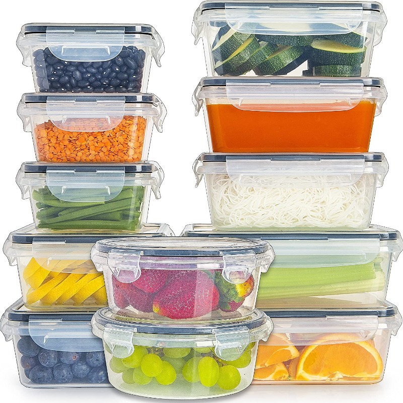 12pcs Airtight Food Storage Co - đánh giá và giá Meal Prep Veggie