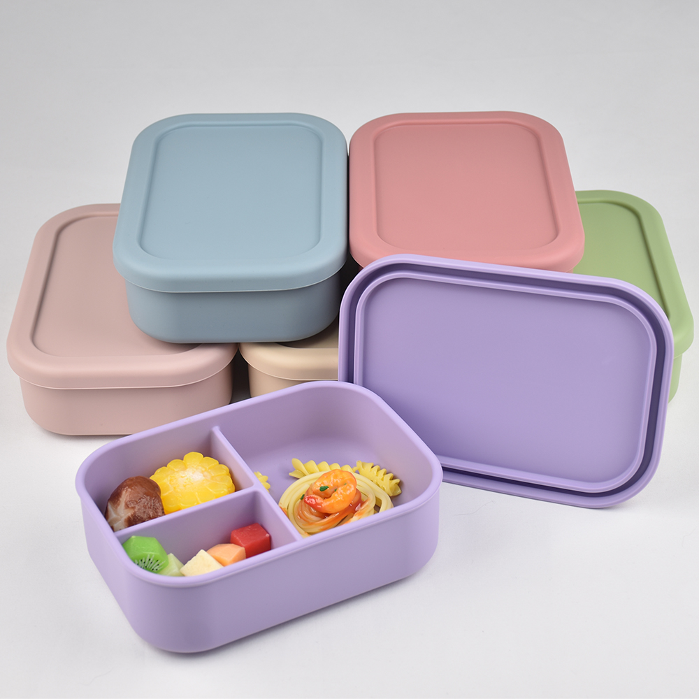 3-Compartment Food Grade Silic - đánh giá và giá Meal Prep Kinder