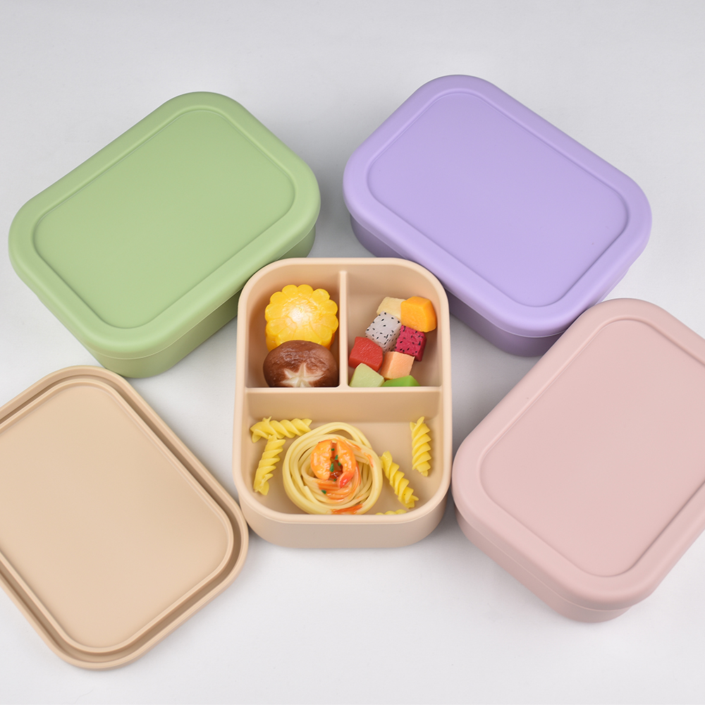 3-Compartment Food Grade Silic - đánh giá và giá Meal Prep Kinder