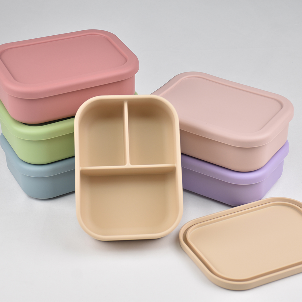 3-Compartment Food Grade Silic - đánh giá và giá Meal Prep Kinder
