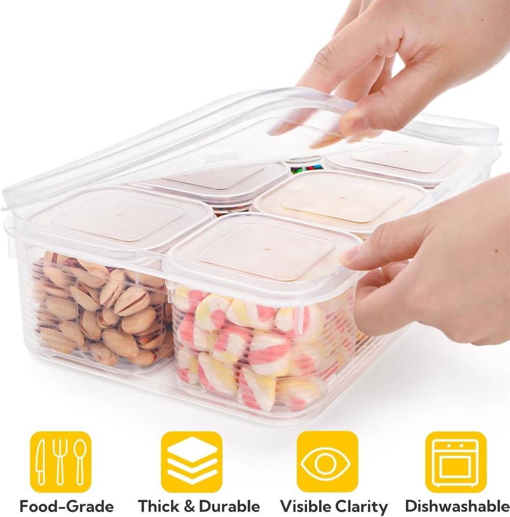 28-Piece Fridge Organizer Set  - đánh giá và giá Meal Prep Veggie