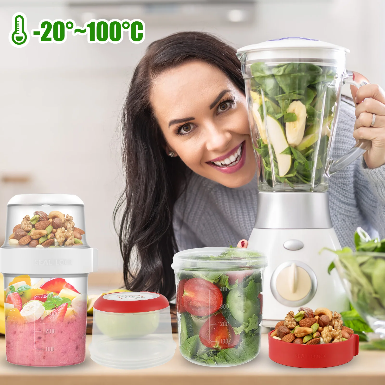 2Pcs Breakfast Cups Reusable T - đánh giá và giá Overnight Oat Jar