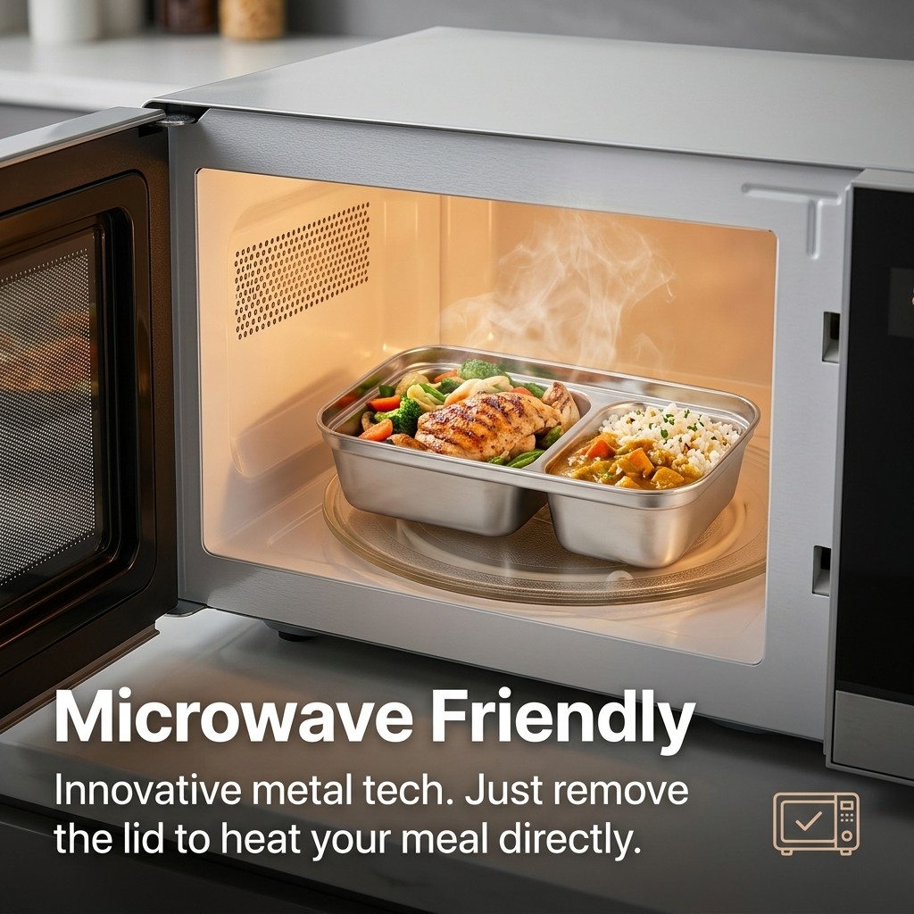 Microwave Safe 304 Stainless S - đánh giá và giá Meal Prep Kinder
