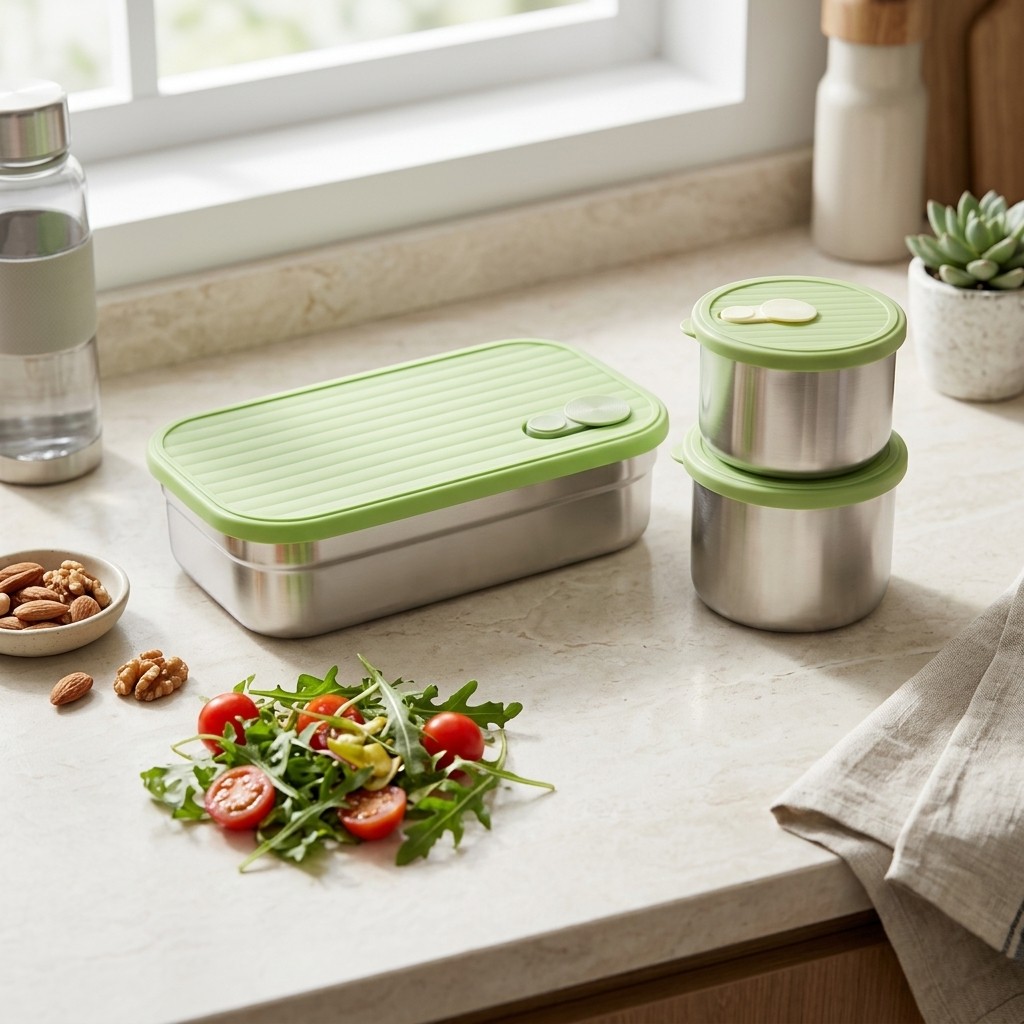 Microwave Safe 304 Stainless S - đánh giá và giá Meal Prep Kinder