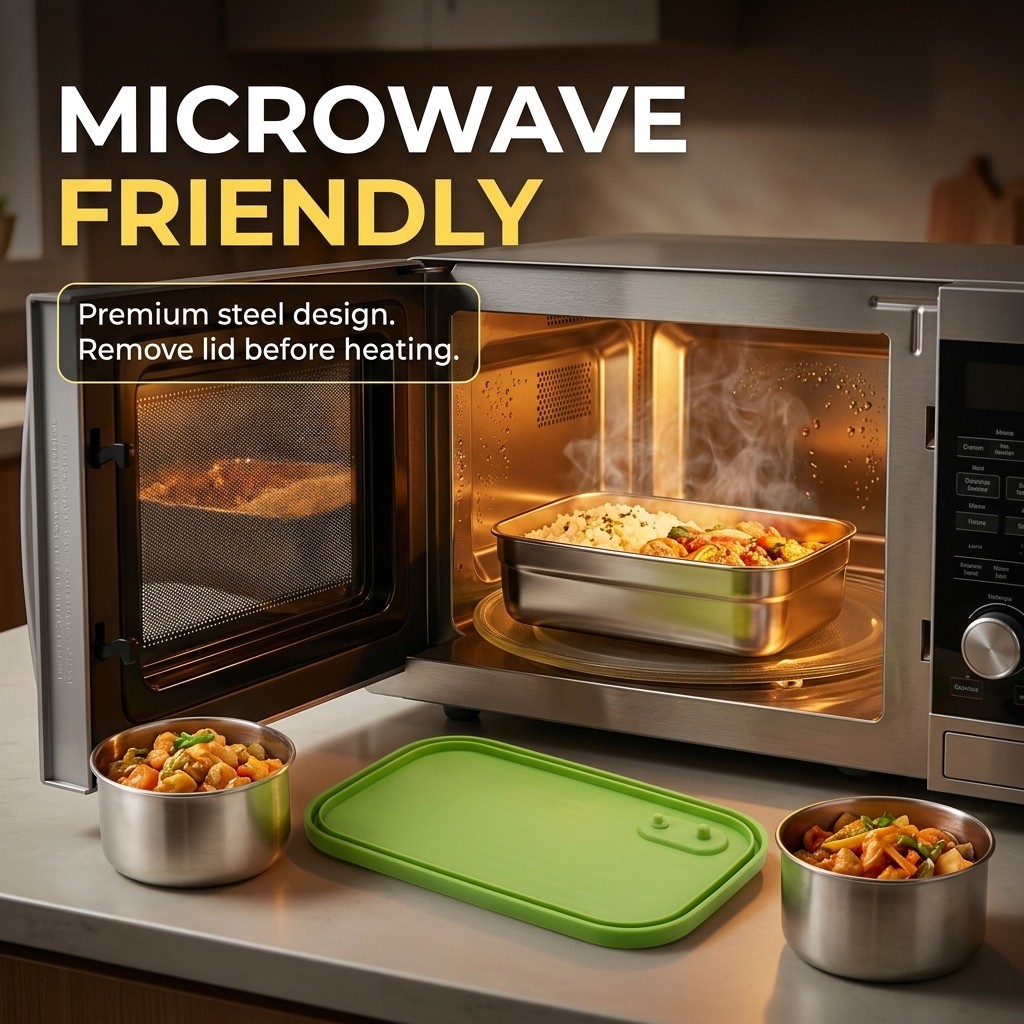 Microwave Safe 304 Stainless S - đánh giá và giá Meal Prep Kinder
