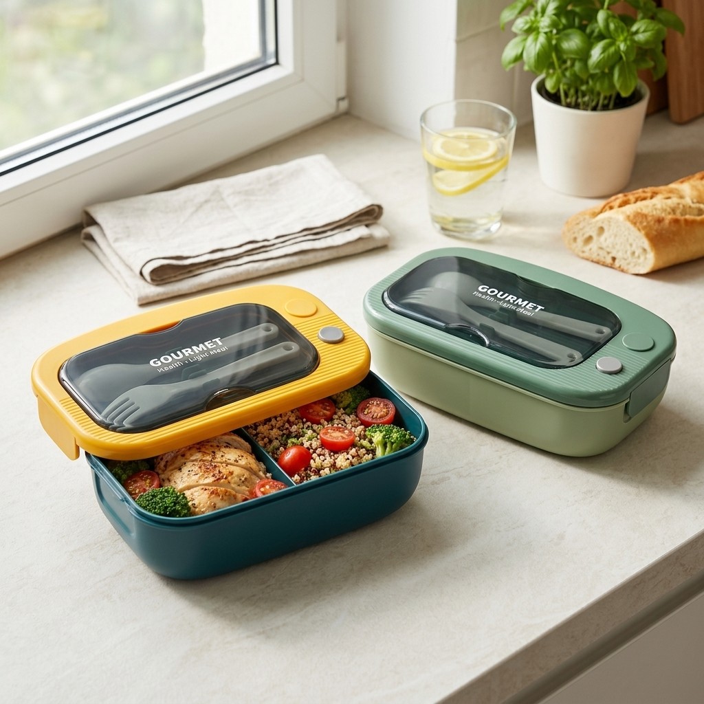 Microwavable Plastic Bento Box - đánh giá và giá Meal Prep Kinder