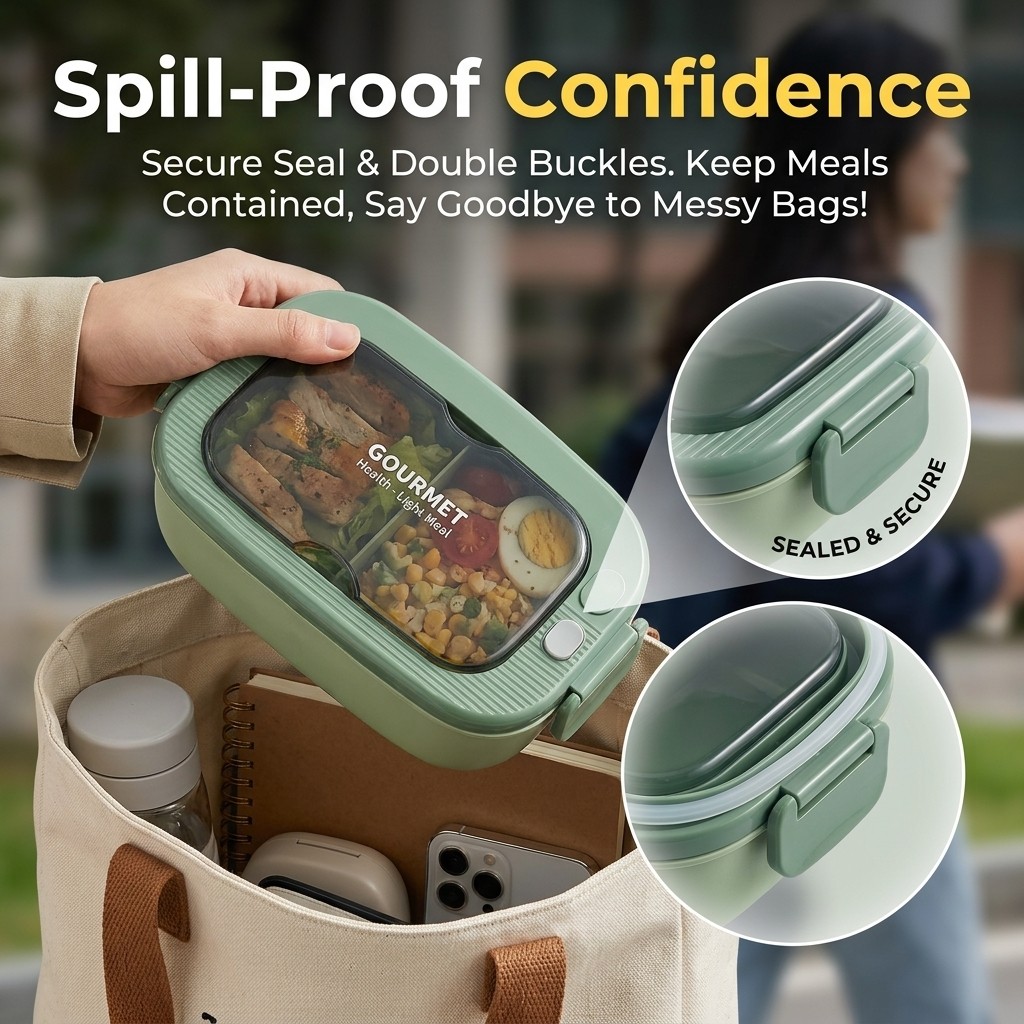 Microwavable Plastic Bento Box - đánh giá và giá Meal Prep Kinder