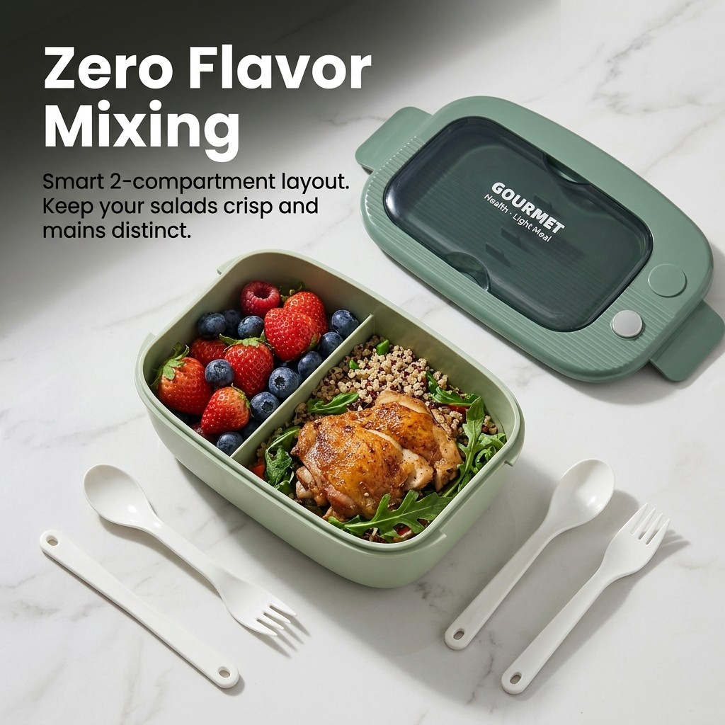 Microwavable Plastic Bento Box - đánh giá và giá Meal Prep Kinder