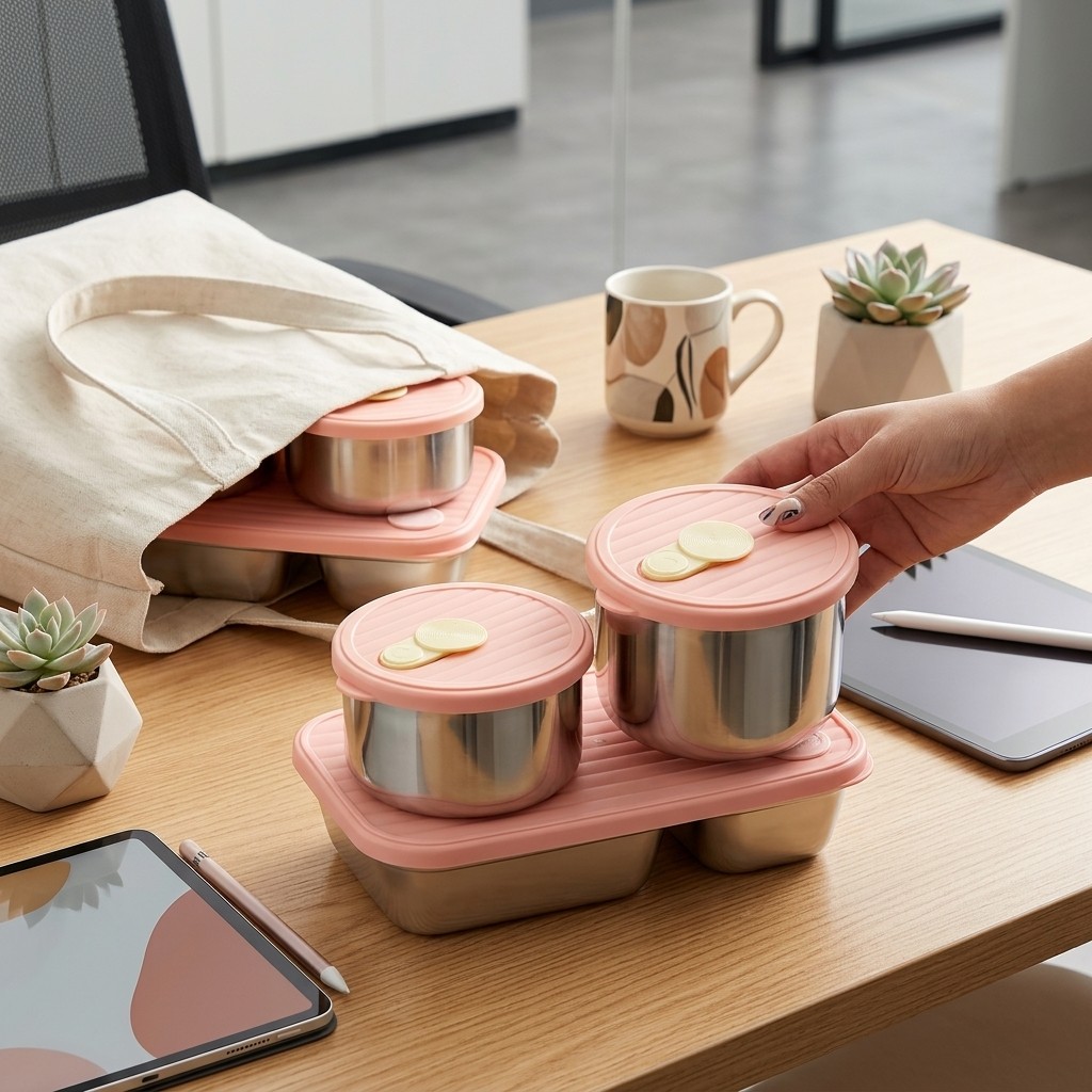 Microwave Safe 304 Stainless S - đánh giá và giá Meal Prep Kinder