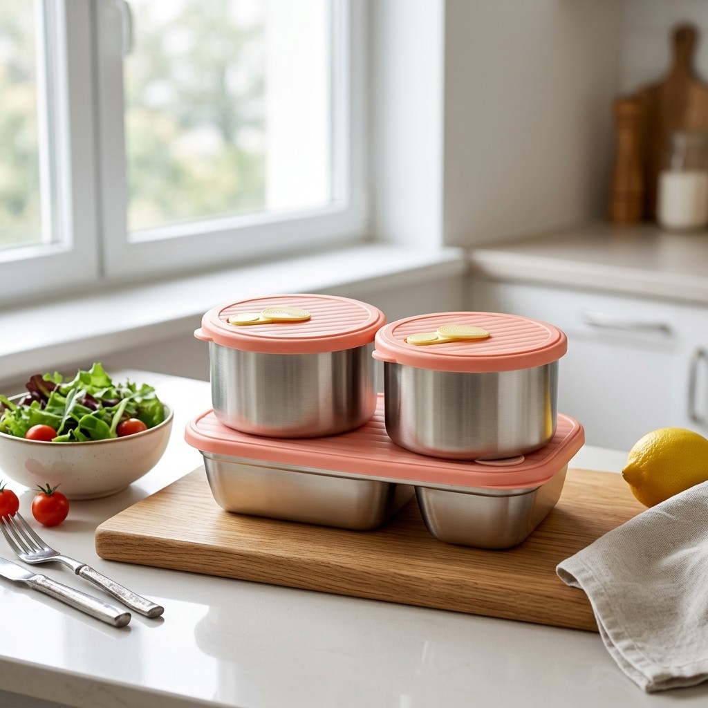 Microwave Safe 304 Stainless S - đánh giá và giá Meal Prep Kinder
