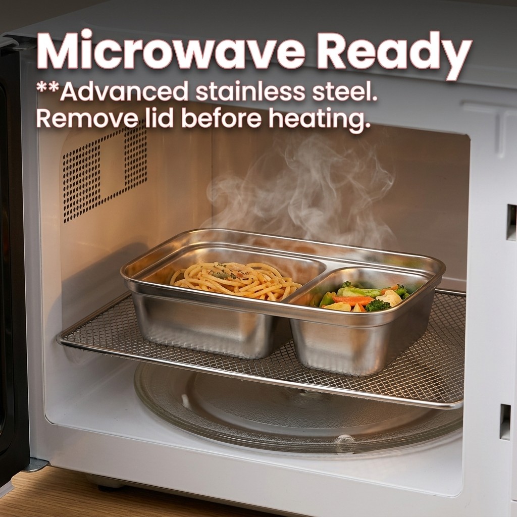 Microwave Safe 304 Stainless S - đánh giá và giá Meal Prep Kinder