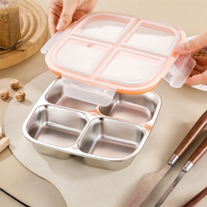 304 Stainless Steel Lunch Box, - đánh giá và giá Meal Prep Kinder