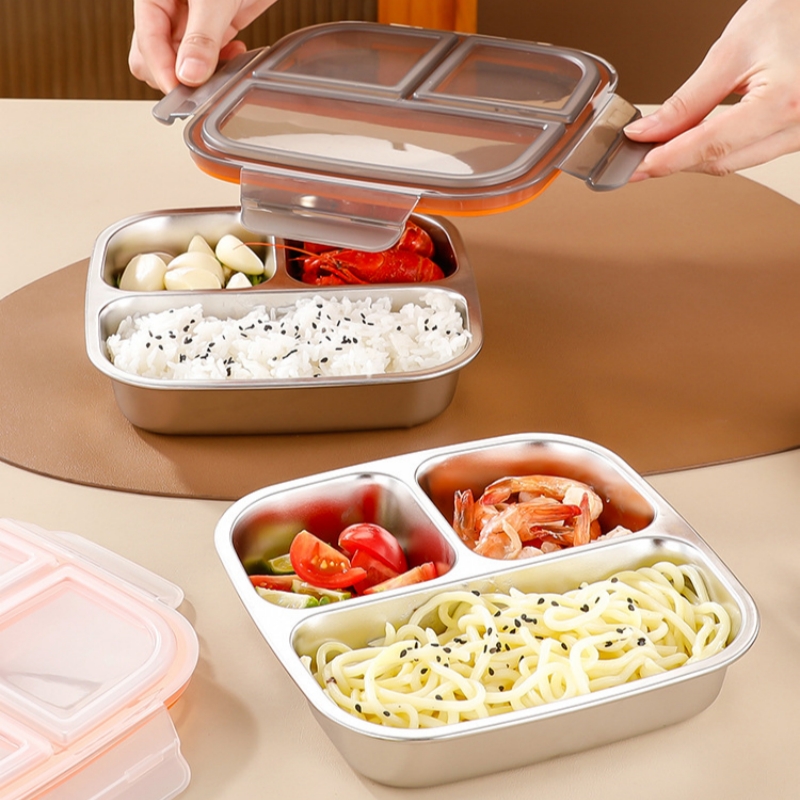 304 Stainless Steel Lunch Box, - đánh giá và giá Meal Prep Kinder