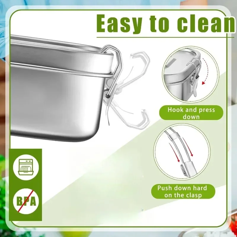 Hot Stainless Steel Lunch Box  - đánh giá và giá Meal Prep Kinder