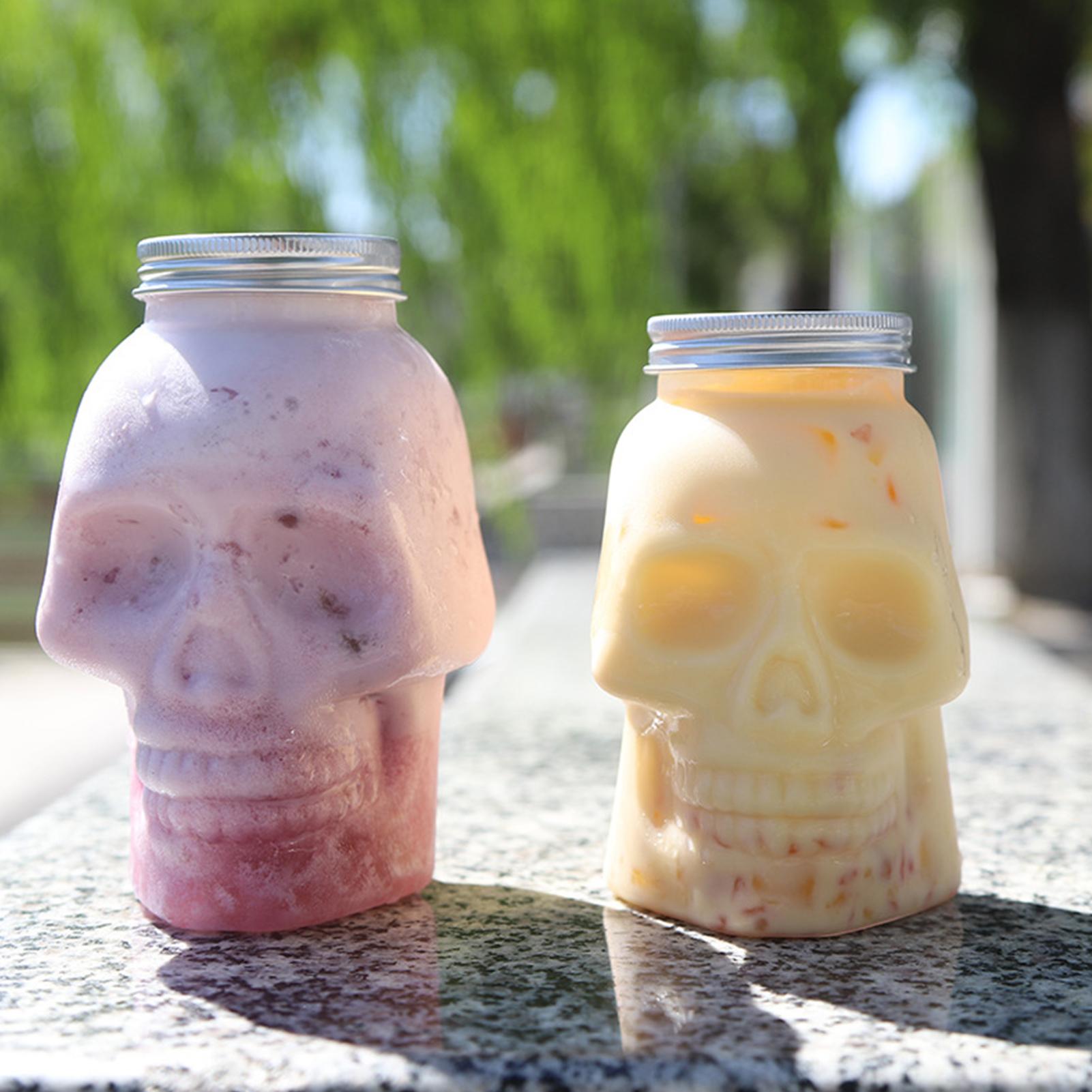 Transparent Skull Jars with Li - đánh giá và giá Meal Prep Kinder