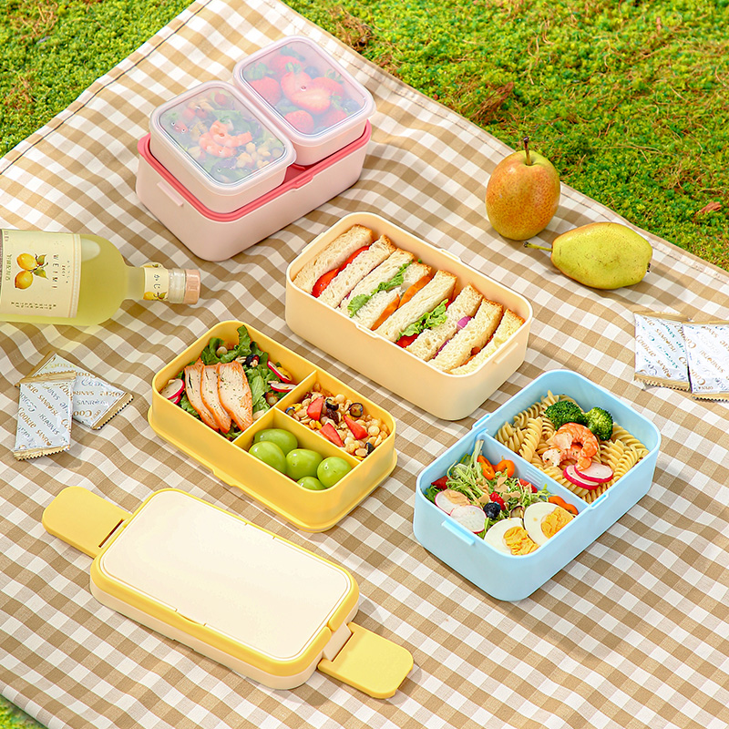 Magic Bento Box Double Layer L - đánh giá và giá Meal Prep Kinder