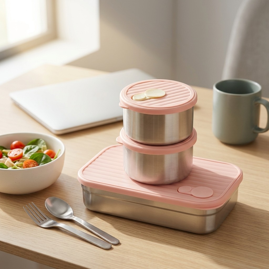 Bento Lunch Box Set Microwave  - đánh giá và giá Meal Prep Kinder