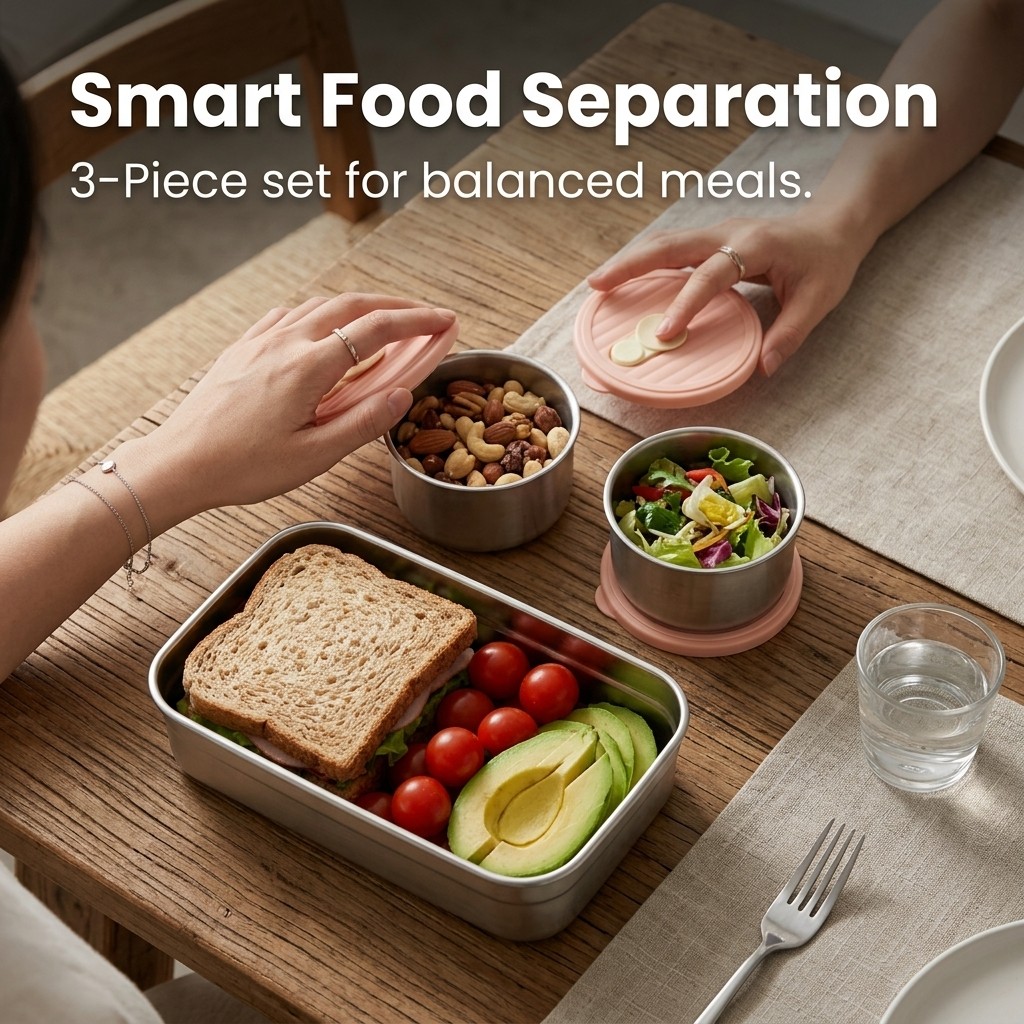 Bento Lunch Box Set Microwave  - đánh giá và giá Meal Prep Kinder