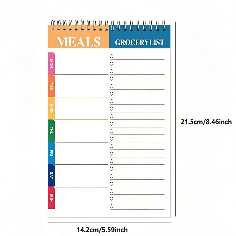 Weekly Meal Planner Notepad 5. - đánh giá và giá Meal Prep Grocery List