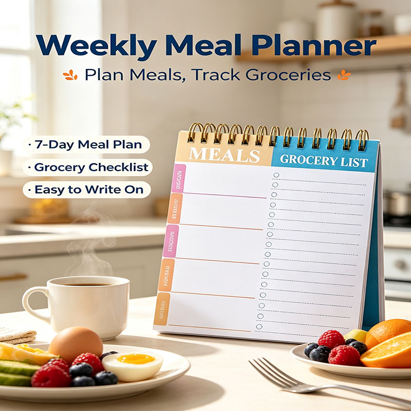Weekly Meal Planner Notepad 5. - đánh giá và giá Meal Prep Grocery List