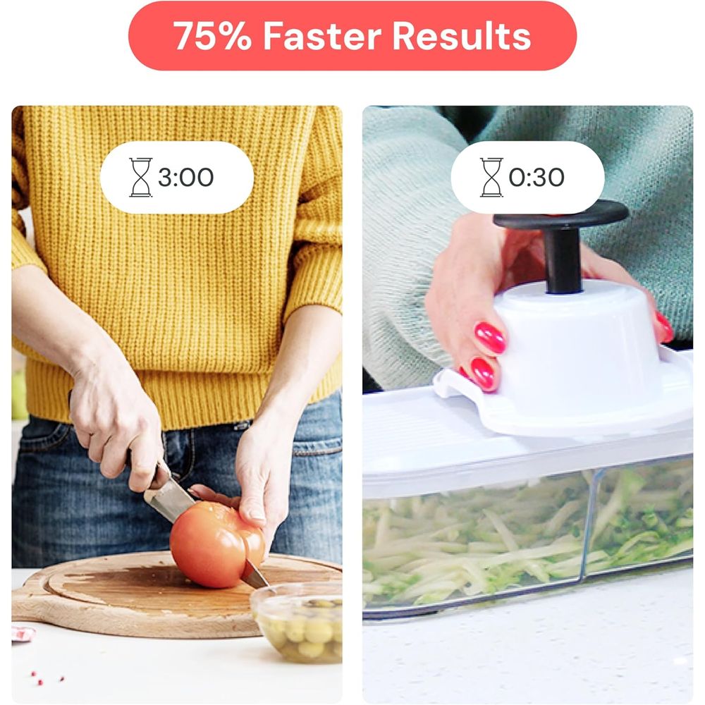 Vegetable Chopper - Chop and S - đánh giá và giá Meal Prep Veggie