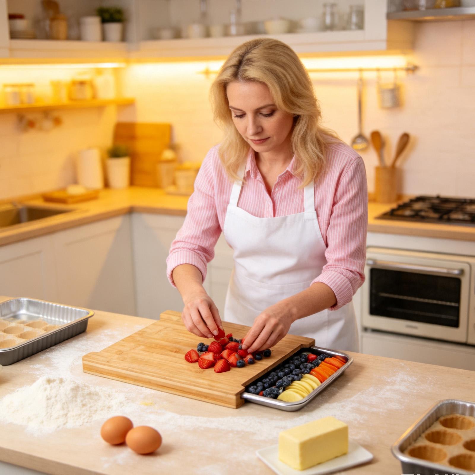 Cutting Board Non-Slip Food Pr - đánh giá và giá Meal Prep Veggie
