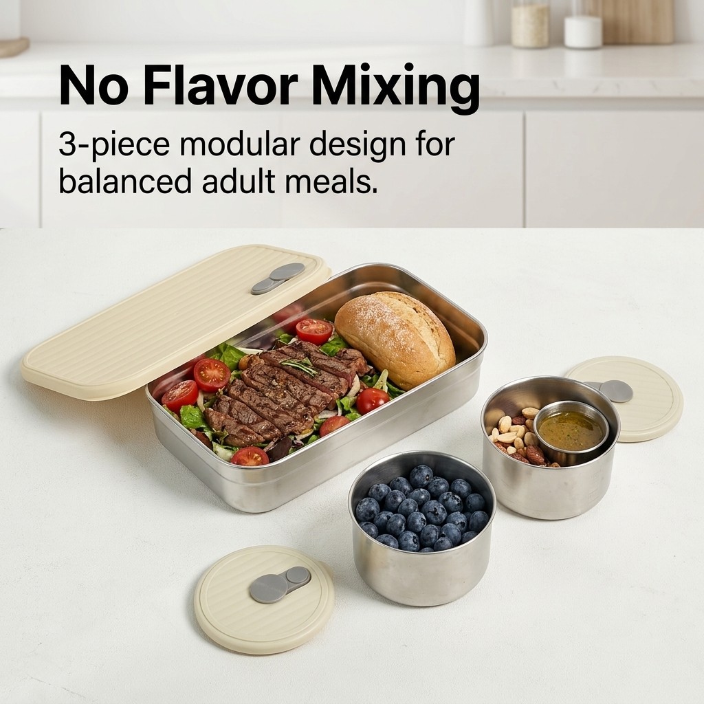 Microwave Safe 304 Stainless S - đánh giá và giá Meal Prep Kinder