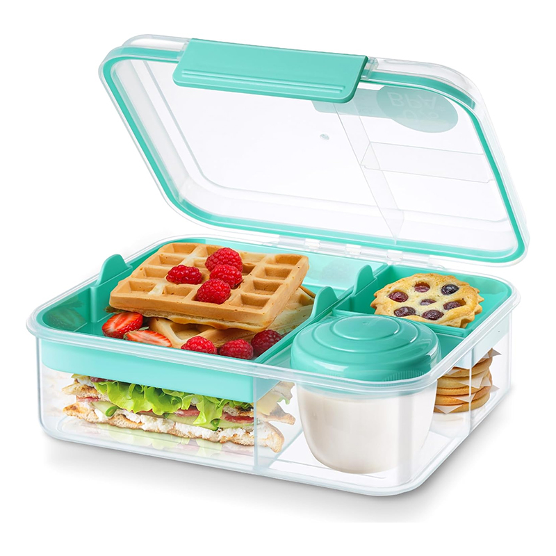 4 Compartment Leakproof Bento  - đánh giá và giá Meal Prep Kinder