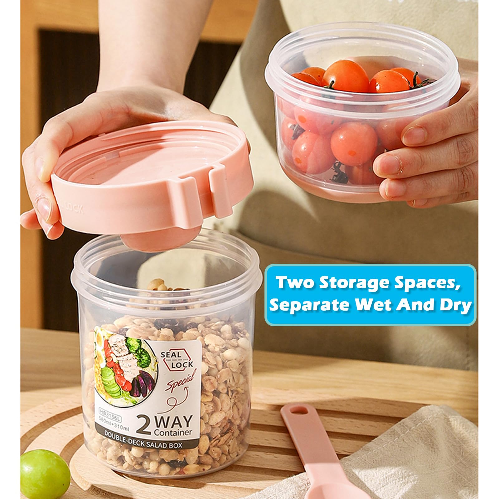 SoftAura Breakfast On The Go C - đánh giá và giá Overnight Oat Jar
