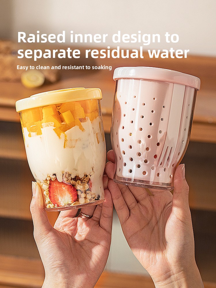 Portable Overnight Oats Cup wi - đánh giá và giá Overnight Oat Jar