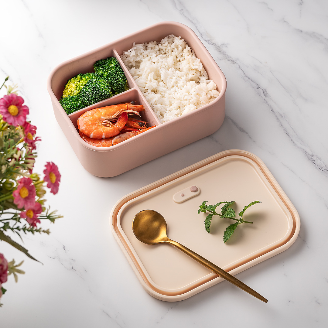700ml/1300ml Silicone Bento Bo - đánh giá và giá Meal Prep Kinder