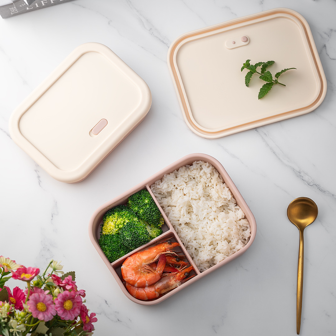 700ml/1300ml Silicone Bento Bo - đánh giá và giá Meal Prep Kinder
