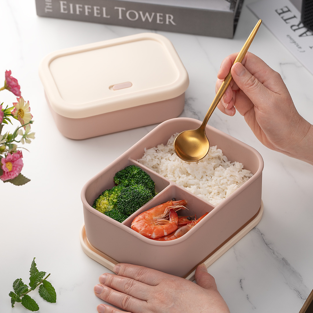 700ml/1300ml Silicone Bento Bo - đánh giá và giá Meal Prep Kinder