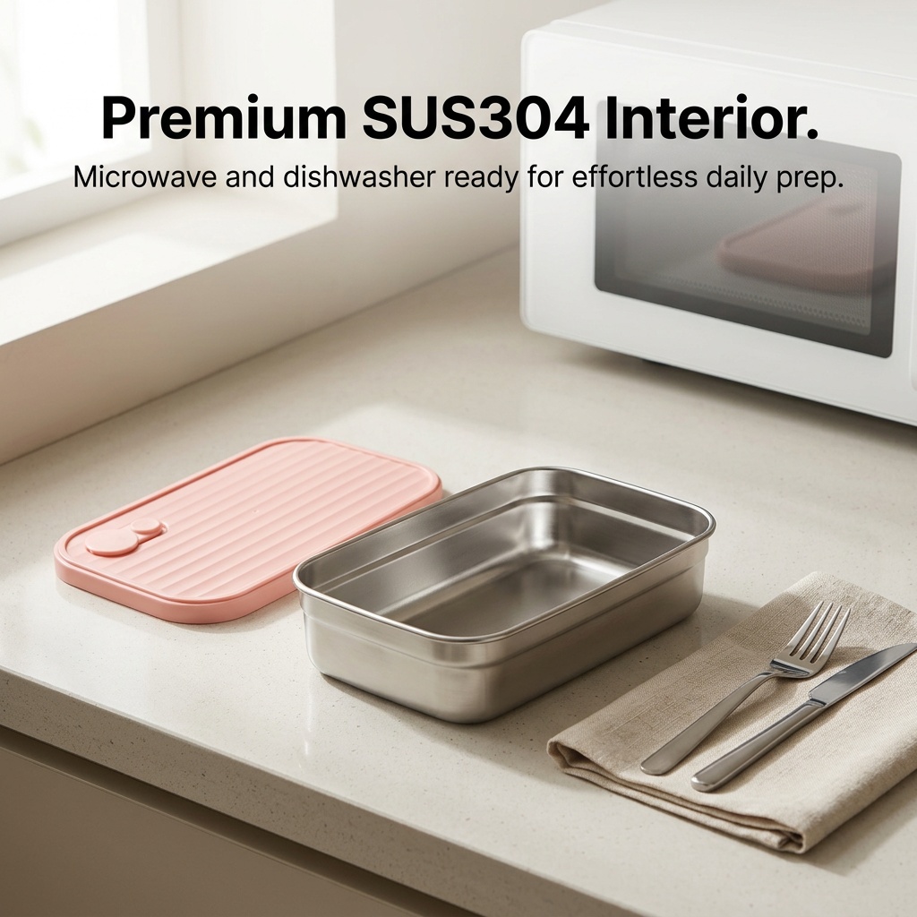 304 Stainless Steel Bento Lunc - đánh giá và giá Meal Prep Kinder