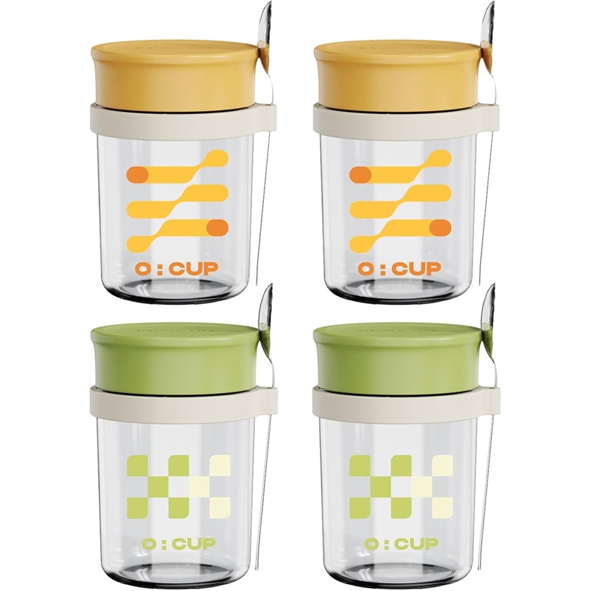 A67T NEW 4 Pack Overnight Oats - đánh giá và giá Overnight Oat Jar