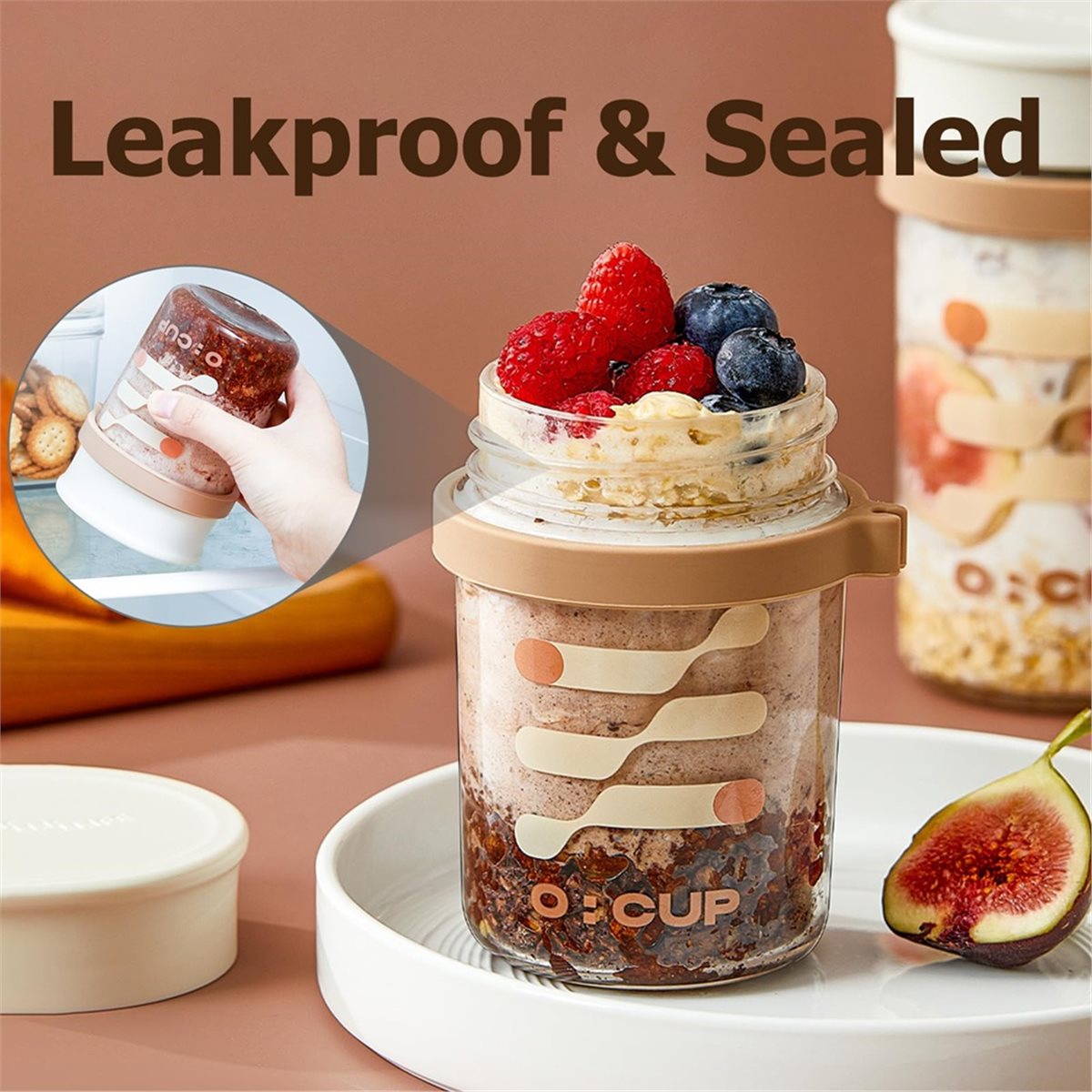 A67T NEW 4 Pack Overnight Oats - đánh giá và giá Overnight Oat Jar